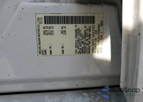 2012 Nissan Altima Base из США, поврежденный, VIN 1N4AL2AP5CC102292